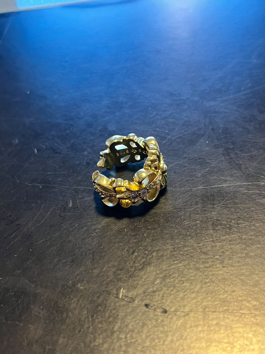 Chrome Floral Gold