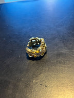 Chrome Floral Gold