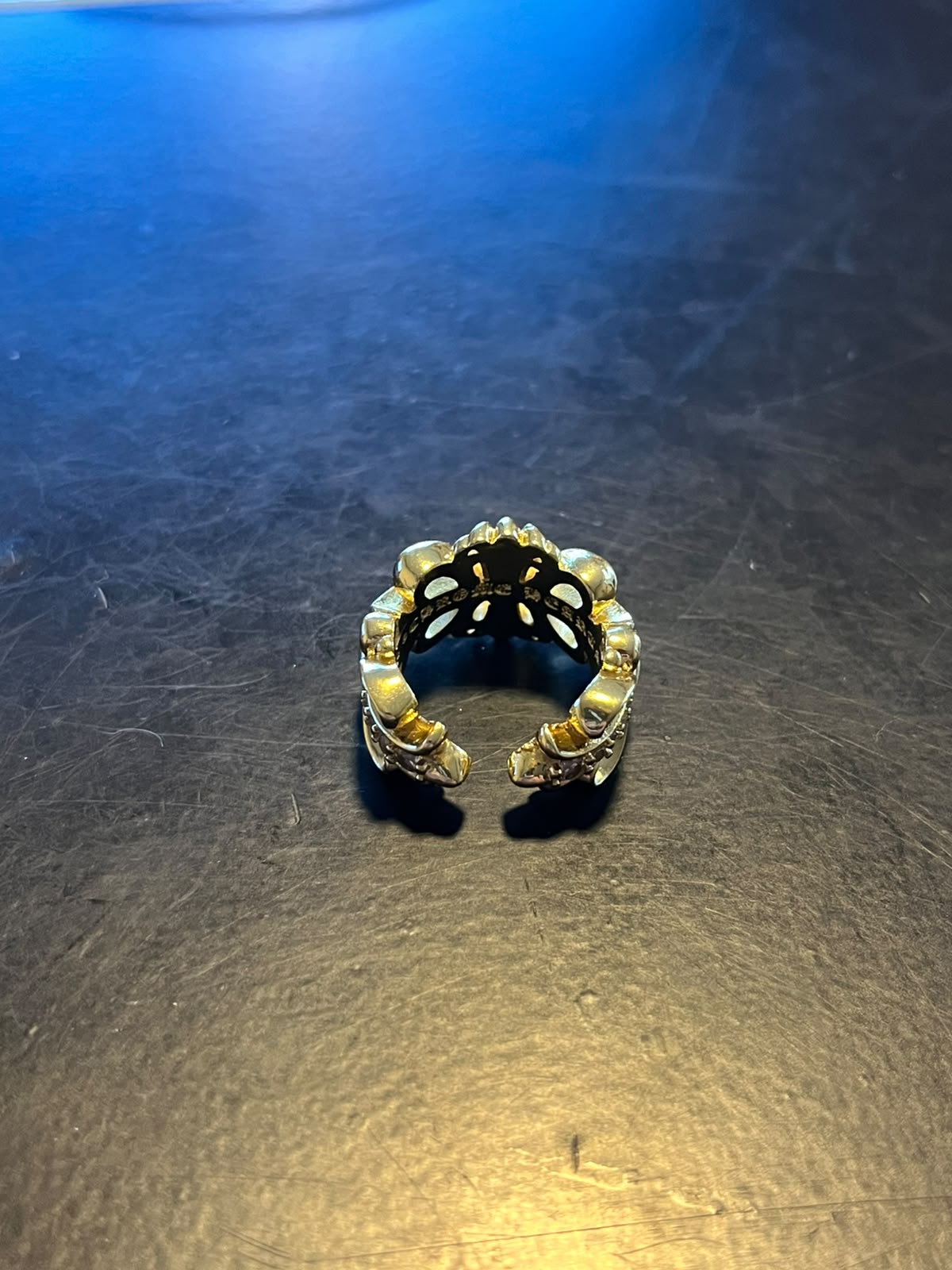 Chrome Floral Gold