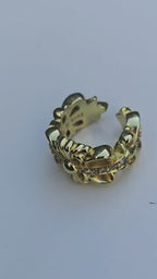 Chrome Floral Gold